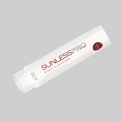 China tubo oval de la protección solar 30-60ml de los tubos del plástico líquido cosmético de la fundación en venta