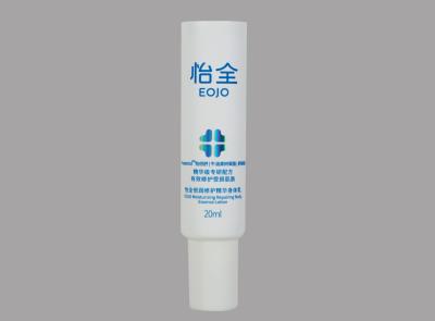 China Tubo poner crema plástico suave de encargo de D25mm 20-60ml que empaqueta con el casquillo de rosca en venta