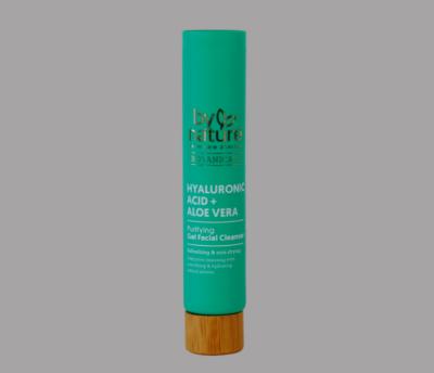 China Biodegradable Moisture Resistant Bamboo Tube Packaging with Eco Friendly Custom Printing for sale