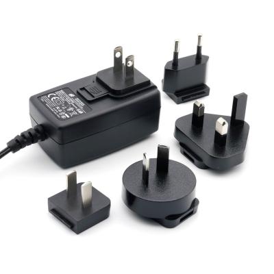 China DOE Power Adapter AC/DC 20V 0.75A 0.9A Wall Mount Pin AC/DC 20V 0.75A 0.9A Wall Mount Pin Interchangeable Change FCC RCM PSE CCC BSMI BSMI for sale