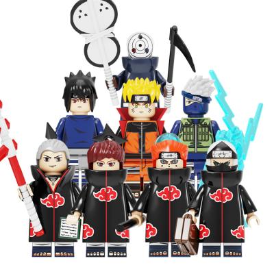 China Japanese Anime Mini Action Building Blocks Building Toy Hidan Saaori Kakuzu Pein Uzumaki Figures for Children Toys CY1004 for sale