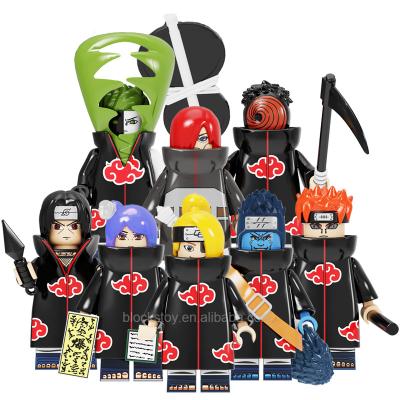 China Japanese Anime Yahiko Konan Zetsu Tobi Uchiha Itachi Mini Action Building Block Figure Building Toy CY1005 For Children Play for sale