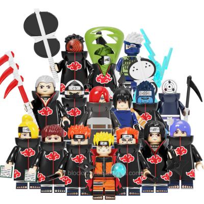 China Japanese Toys CY1004 CY1005 Kisame Mini Building Block Bricks Toy Hidan Kakuzu Uchiha Uzumaki Anime Smart Figure Building for sale