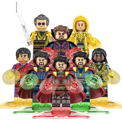 China Electronic Kids Toy Juguetes de block Wong Doctor Strange Scarlet Witch Mini Action Figure Building Block Super Heroes Baron Mordo Toy New KF6157 for sale