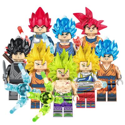 China Toy New KF6142 Mini Dragon Broli Son Goku Son Goku Vegetto Vegeta Building Figure Building Block Bricks Kids Toy Gift for sale