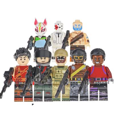 China The Famous Fortnight Figures Toys Set Building Block Figure Bricks For Children Toys KF6058 for sale