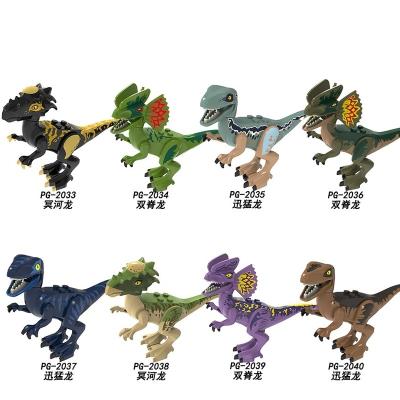 China Toy Action Figures Jurassic Period's Educational Dinosaur Figure Building Block For Children Toys PG8239 for sale