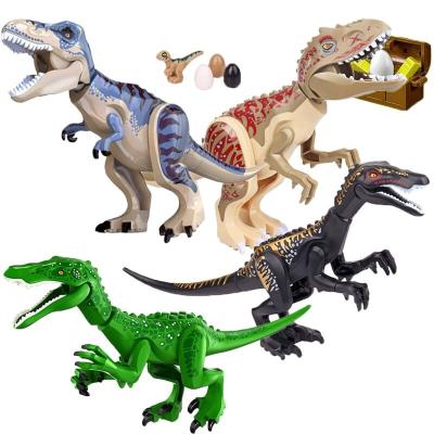 China Toy Dinosaur Big Block Jurassic Period Park Pterosaur T-Rex Model Block Building Brick Toys Figures For Children for sale