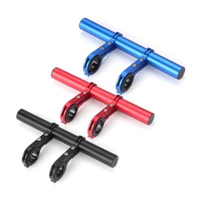 China Aluminum Alloy Bike Flashlight Extension Holder Handlebar Bicycle Supplement Mount Bracket for sale