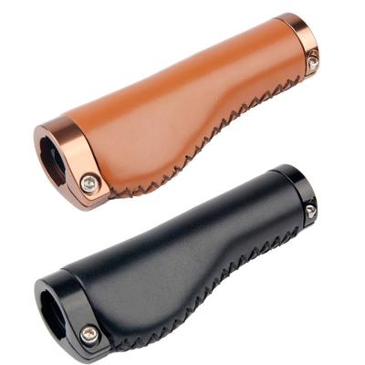 China BMX Grip Recycling Grip For Bicycle Mtb Road Bike Handlebar PU Leather Bicycle Grip for sale