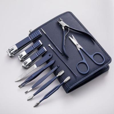 China Care Gracedo Facial Newcomers Nail Art Tool Royalblue Portable Profession Manicure Set Tool for sale