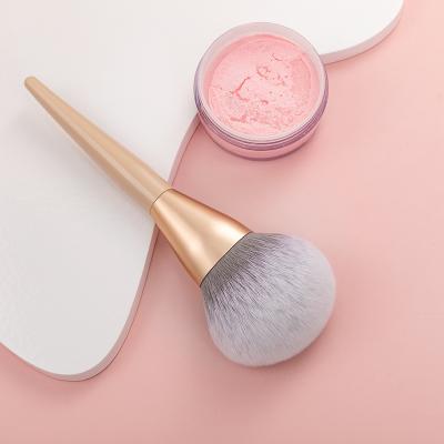 China Angular Blush New Arrival Powder Brushes Aluminum Tube Degradable Pla Handle Beauty Tools Makeup Face Brushes for sale