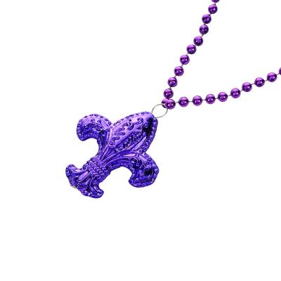 China Carnivals Mardi Gras Jewelry Ornament Plastic made to order Mardi Gras Beads Necklace for sale