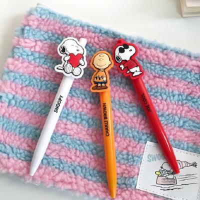 China Eco-Frendly PVC 3D Pen Custom Logo Cute Promotional Soft Plastic Cartoon Creative Gift Silicone Pen As Souvenir For Kids for sale