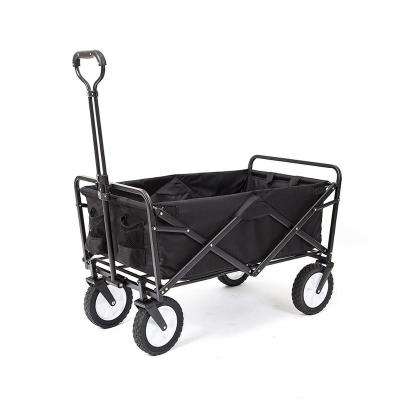 China High Quality Leisure Powder Coated Folding Garden Trolley Beach Cart Collapsible Trolley With Outer Bag for sale