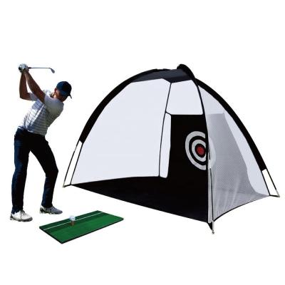 China Long Durable Garden Game Golf Net With Target For Practice Golf Game Tent for sale