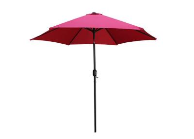 China Het grote privé het embleem van Straw Large Outdoor Patio Umbrella Gemakkelijke Open Vouwen Te koop