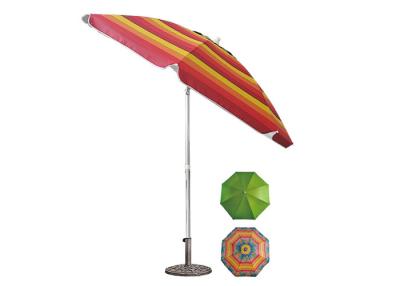 Chine Parapluie de plage de pliage de cour, résistant UV de parapluie extérieur de parasol à vendre