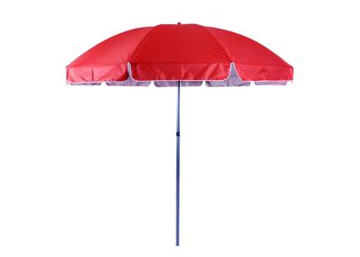 Chine Parapluie de plage extérieur en acier de parasol de parapluie de Polonais Sun avec des nervures de fibre de verre à vendre