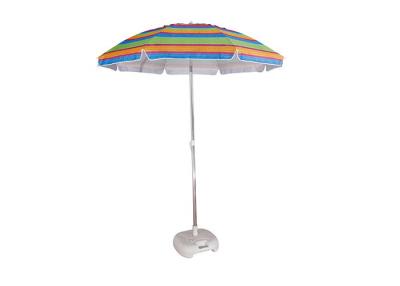 China Aluminium Alloy Garden Winds Umbrella Manual Operation With Flap for sale