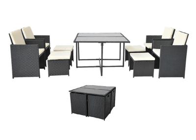 China Estructura de Sofa Set With Cushion Disassemble de los muebles del jardín de la rota de Colourfast en venta