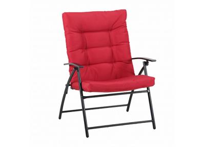 China Easy Carry Steel Folding Padded Chair PVC Coated Indoor for sale