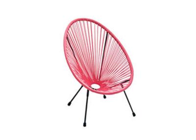 Chine Chaise en acier de rotin multicolore, chaises de jardin empilables de rotin 10kg à vendre