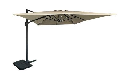 China Aluminium 360 Graad die Roman Umbrella Adjustable With-LEIDENE Lichten roteert Te koop