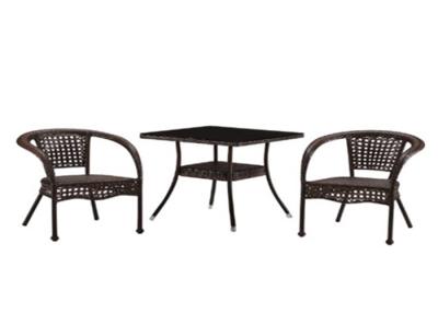 China Mobília exterior de Sofa Set Garden Dining Patio do Rattan da corda à venda