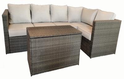 China Coxim secional de Sofa Patio Sofa Set With do Rattan de vime exterior do jardim à venda