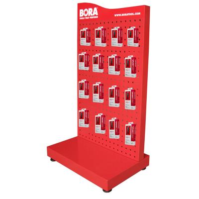 China Retail store mobile phone accessories retail stores show countertop rack pegboard metal display rack for sale