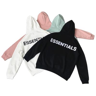 China Anti-wrinkle Essentials Hoodie Luxury Brand 1:1 Streetwear Casual Simple Loose Oversized Cotton Woolen Pullover Hooded Tops For Men for sale