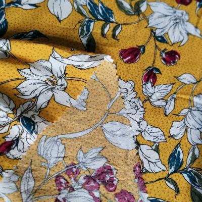 China 100%Viscose Anti-Static 120D Popular Richly/Fuli Crepe Fabric For Lady's Fashion Cloth Marocain Cloth for sale