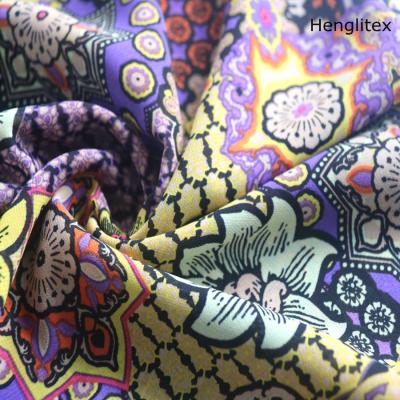 China 100%Polyester 100D Anti-Static Chiffon Printed Woven Fabric Blouses And Skirts for sale