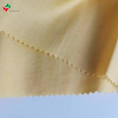 China StripeTR 32S Herringbone Anti-Static Imitated Cupro Fabric For Clothes Dress Overalls Joggers Blouse for sale