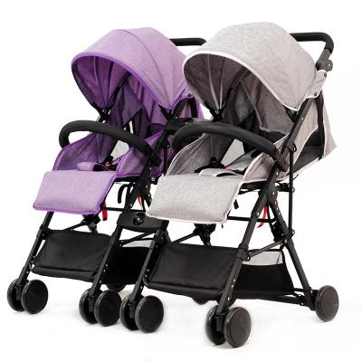 China Hot Selling Baby Sitting And Lying Baby Strollers Twins for sale