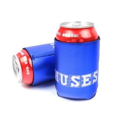 China Custom Neoprene Insulated Stubby Beer Bottle Can Cooler Holders Collapsible Insulated Collapsible Water Bottle Holder For 330ml Cans for sale