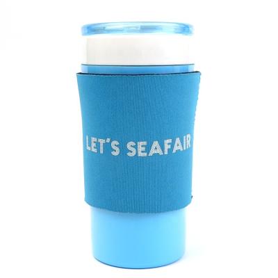 China Wholesale Custom Size Insulated Printing Collapsible Insulator Neoprene Water Coffee Cup Sleeves Stubby Stand Soft Drink Coolers for sale