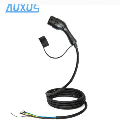 China Europe standard electric car charger stations 7kw 11kw 22kw electric vehicle type - 2 to type - 2 ev charging cable V1-32S-V for sale