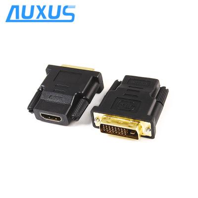 China Multimedia HDMI 19 Pin Female To DVI 24+5 Pin Female Adapter for sale