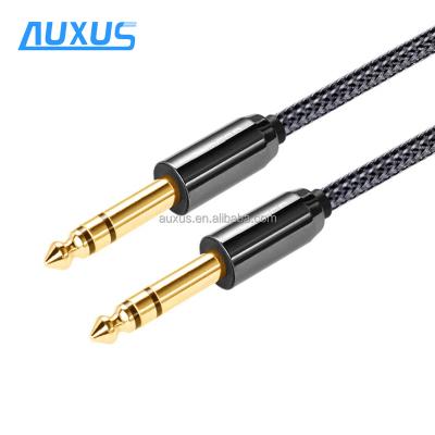 China Multimedia High Performance 6.35mm Jack Mono Guitar Cable HI fi Audio Cable for sale