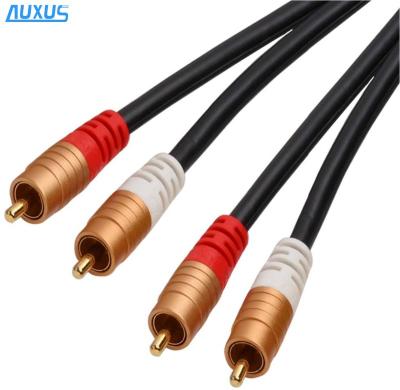 China 2015 new products high quality multimedia goled clad mono phono plug 2RCA cable for Japan AV DC jack cable for sale