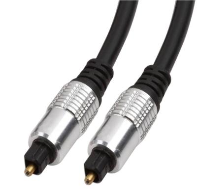 China Digital Multimedia Cable Home Theater Optical Toslink Audio Fiber Male to Male Gold Plated Fiber Optic Cables Best for for sale