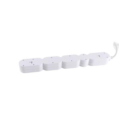 China Plastic Residential Socket 7 Way Wall 230V 3000w Universal Charger Power Strip for sale