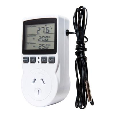 China Digital Hygrometer Thermometer Factory Temperature Control Socket Residential / Multi-Purpose Thermometer Socket for sale