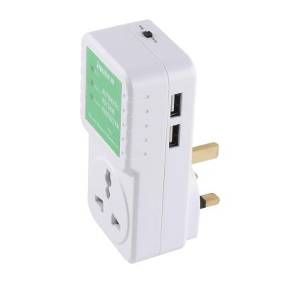 China SVC Automatic Wall Power Voltage Protector For Home Appliance 10A/15A Socket for sale