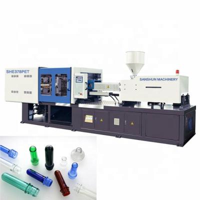 China SANSHUN SHE378PET-C001 Horizontal Hot Sale Bottle Preform Injection Molding Machine Plastic Injection Molding Machine for sale