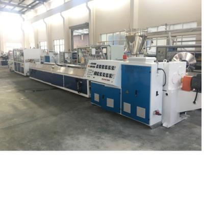 China PUFF high speed pvc profile extruder with twin screw plastic board extruding machine for sale