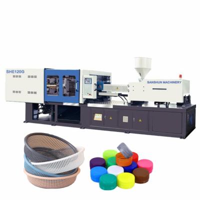 China Best Price 120 Ton B100 Servo Motor Horizontal Plastic Bottle Cover Baskets Plastic Injection Molding Machine for sale