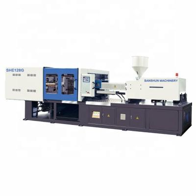 China High standard SANSHUN SHE128G-B001 128 ton horizontal small size plastic injection molding machine for sale